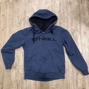 O'Neill Men's Dark Blue Full-Zip Hooded Sweater